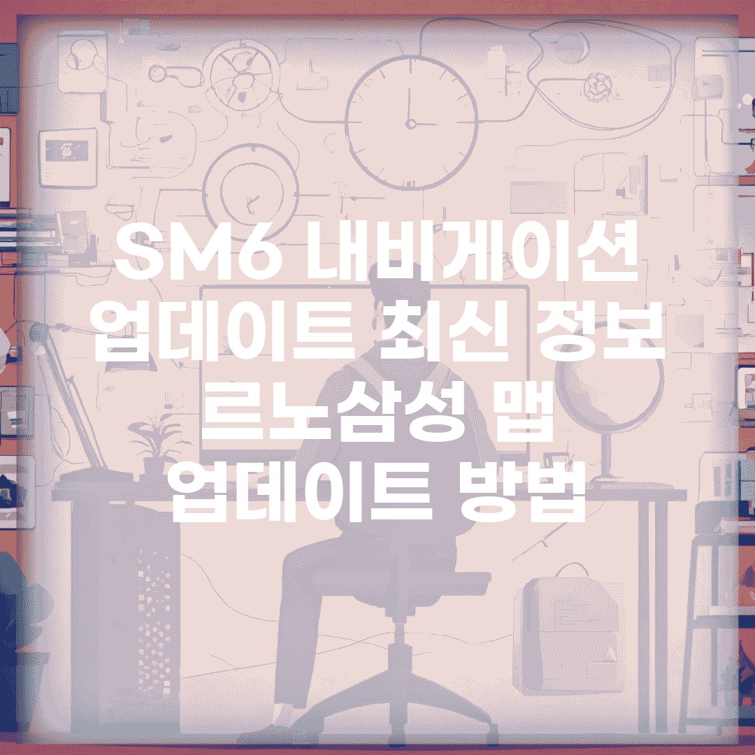 SM6 내비게이션 업데이트 최신 정보 | 르노삼성 맵 업데이트 방법