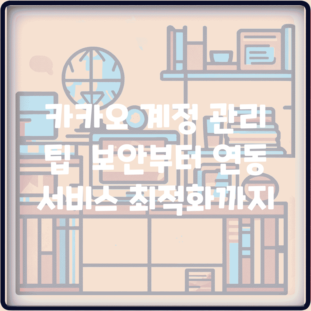 카카오 계정 관리 팁 | 보안부터 연동 서비스 최적화까지