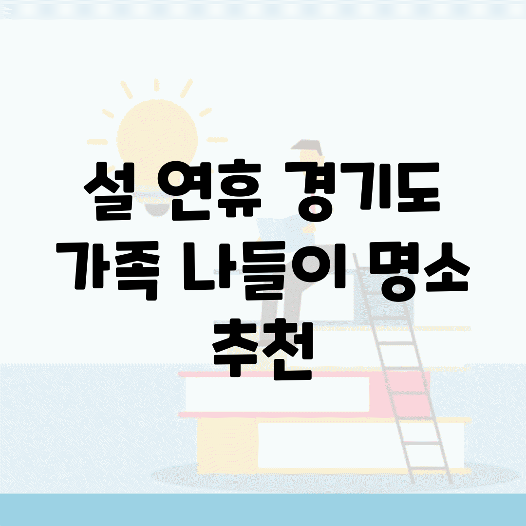 설 연휴 경기도 가족 나들이 명소 추천