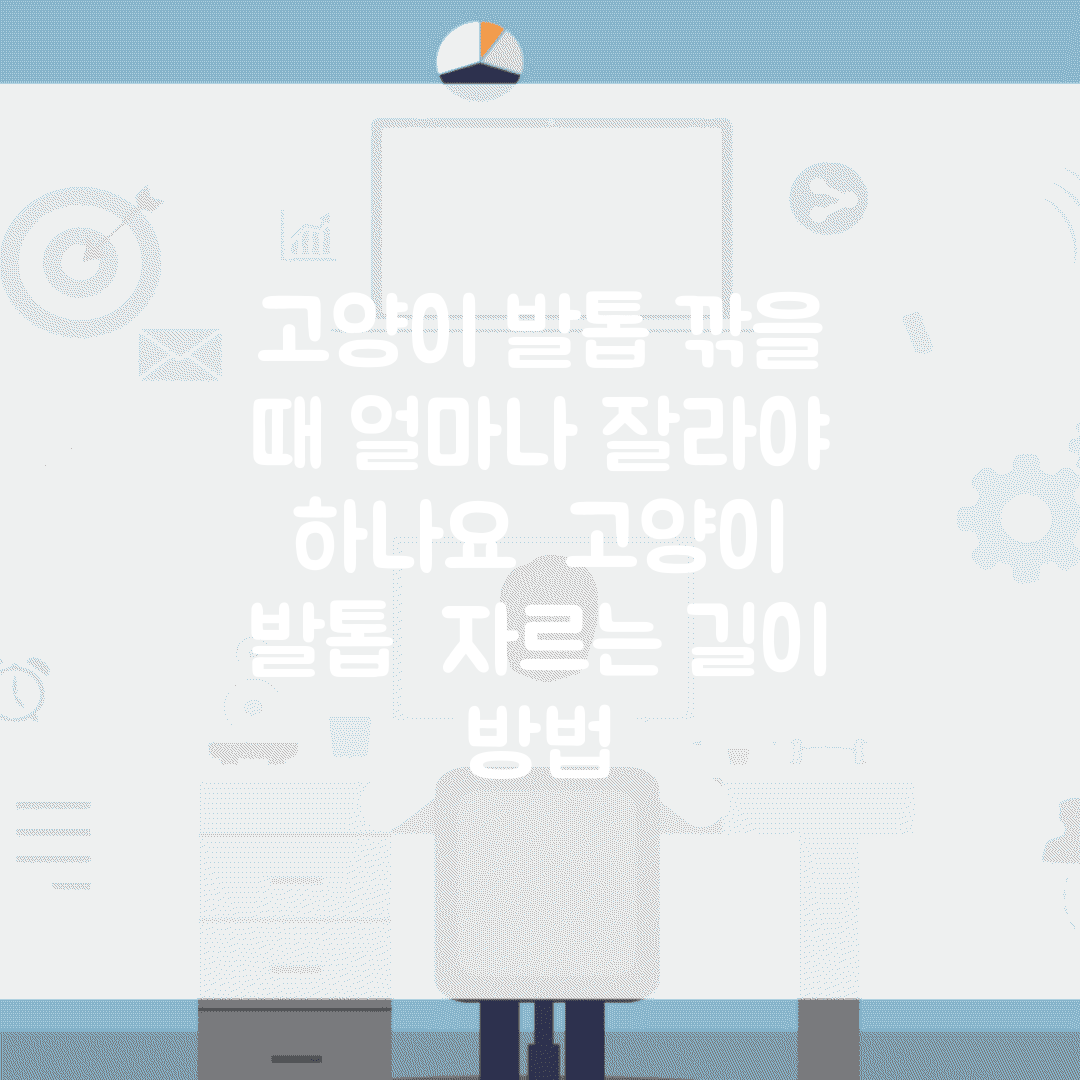 고양이 발톱 깎을 때 얼마나 잘라야 하나요 | 고양이 발톱 | 자르는 길이 | 방법