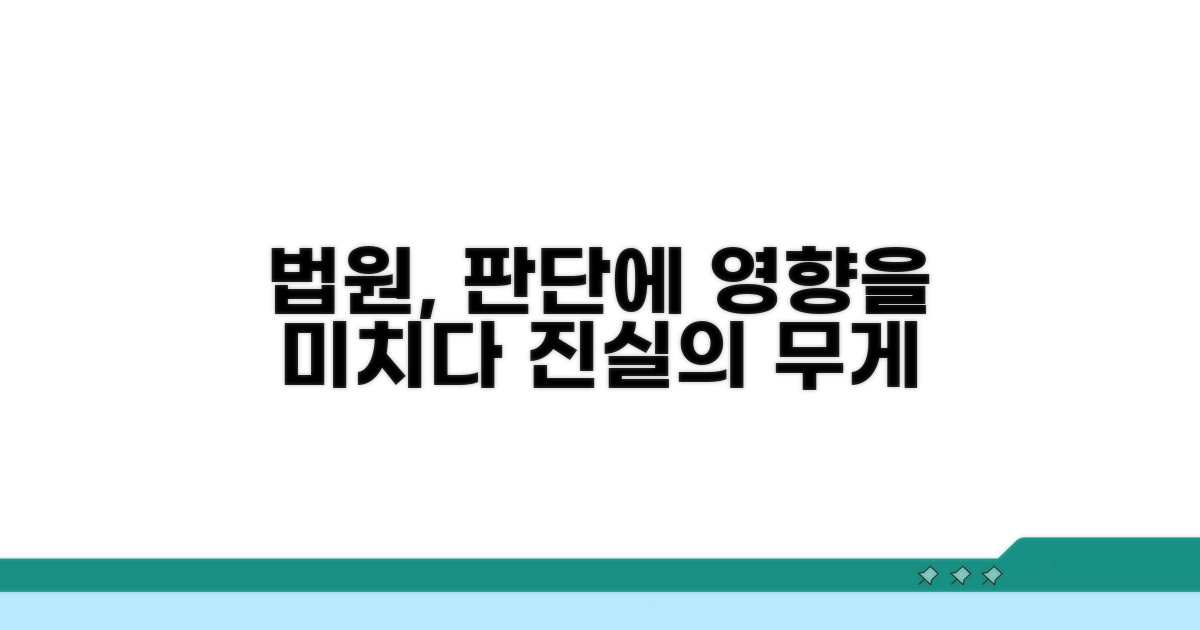 법원 판단에 미치는 영향