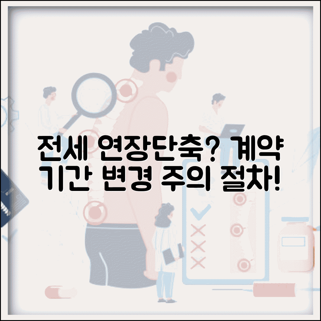 전세기간 연장 및 단축 가능성 | 임대차계약 기간변경 시 주의사항과 절차