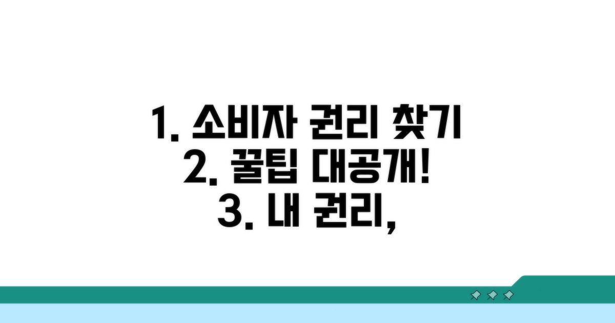 소비자 권리 찾는 팁
