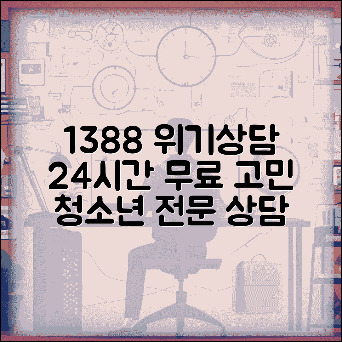 상담 전화번호 1388 청소년 위기상담 | 24시간 무료로 청소년 고민 해결하고 전문 상담받기