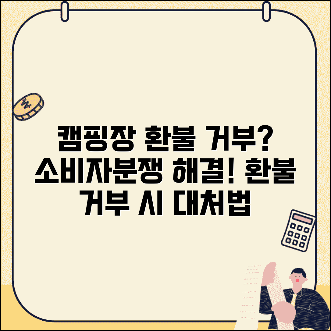 캠핑장 환불 거부 대응 | 캠핑장 취소 환불 거부시 소비자분쟁조정