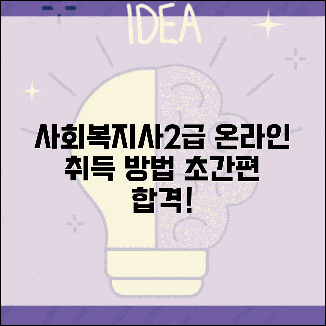 사회복지사2급자격증취득방법 | 사회복지사 온라인 교육 과정