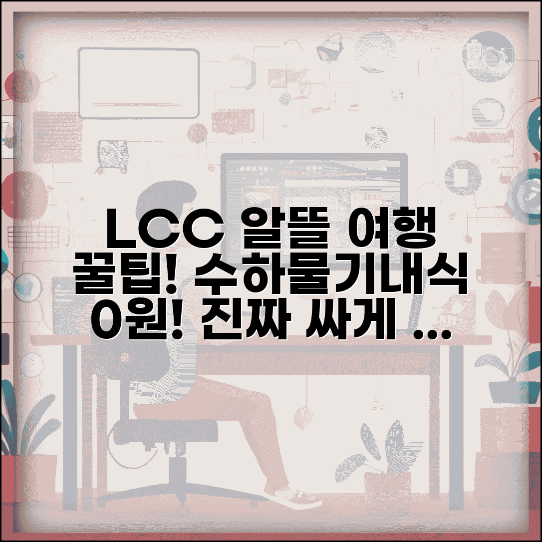 LCC 저비용항공사 완벽 활용법 | 수하물료 기내식비 절약하고 진짜 저렴하게 이용하기