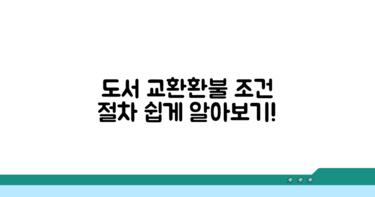 도서 교환 환불 조건과 절차