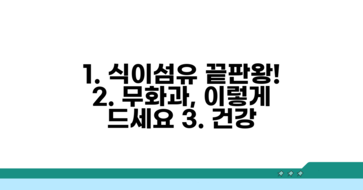 식이섬유 가득! 무화과 섭취 방법