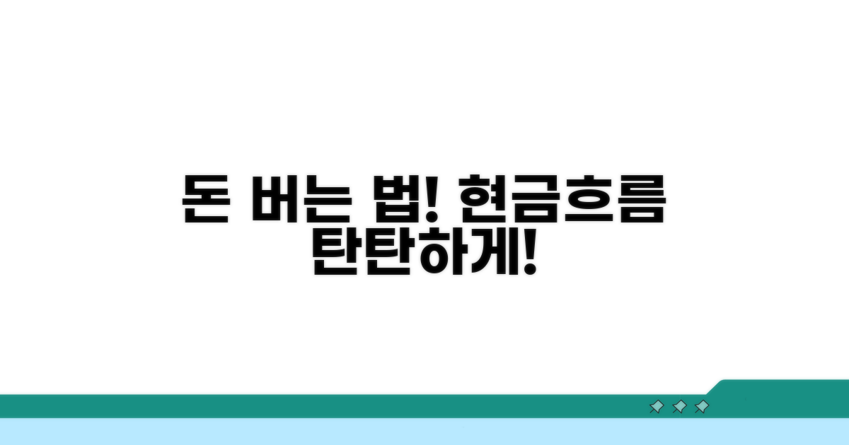안정적인 현금흐름 만들기