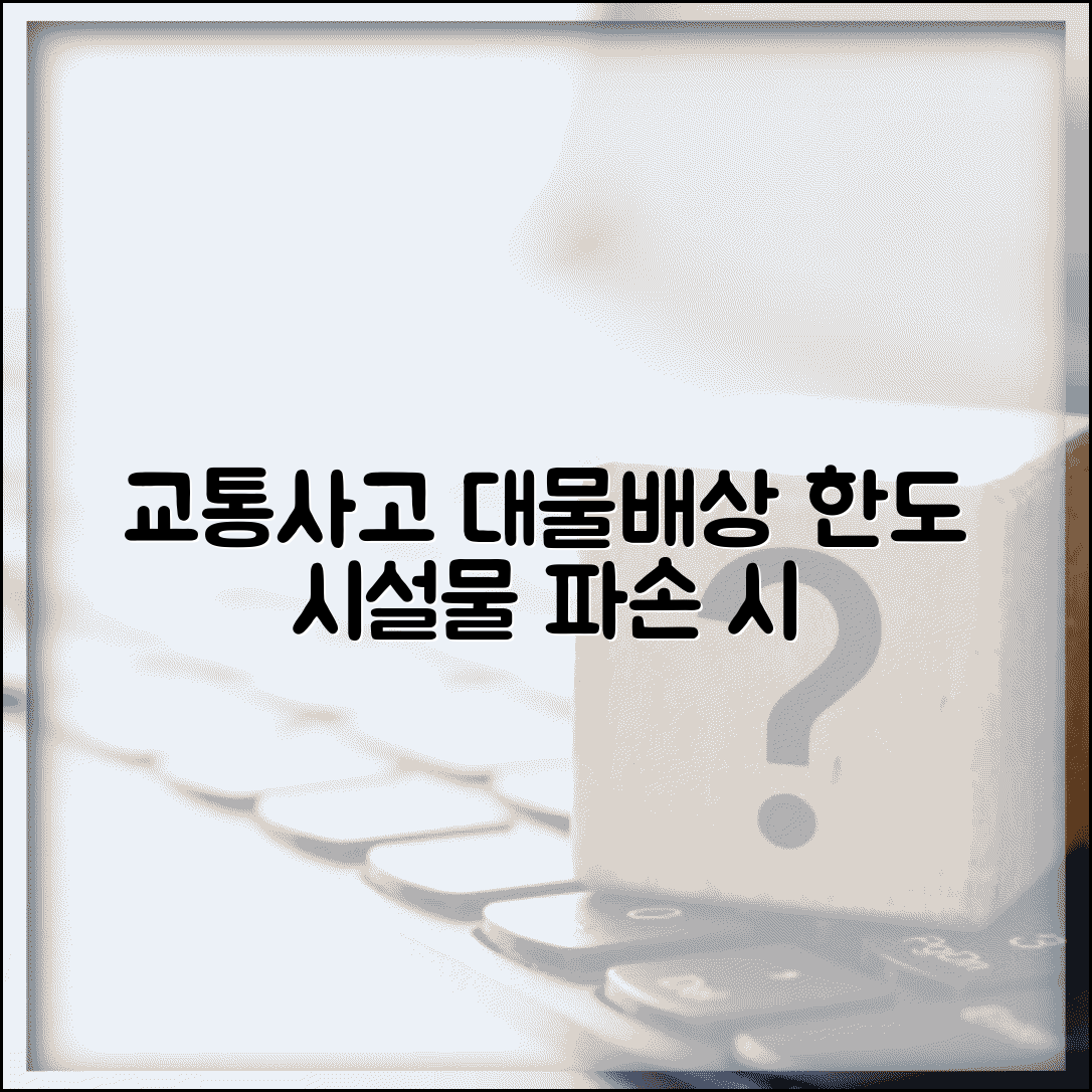 교통사고 대물배상 한도 | 상대 차량 시설물 파손시 대물배상보험 한도