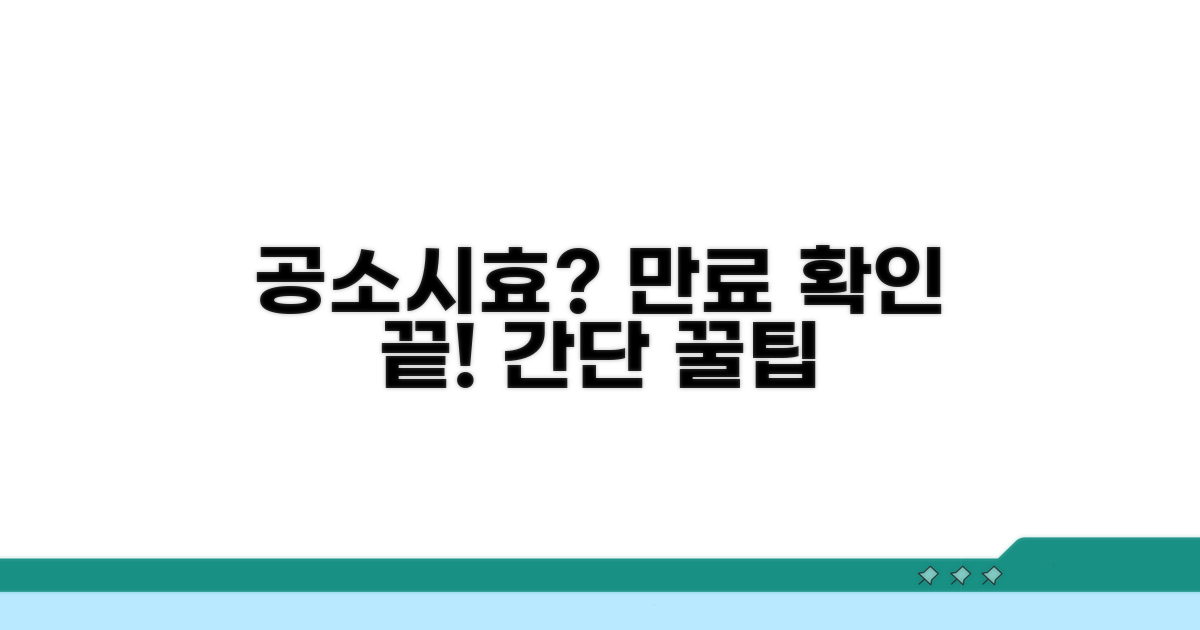 공소시효 만료 여부 확인 방법