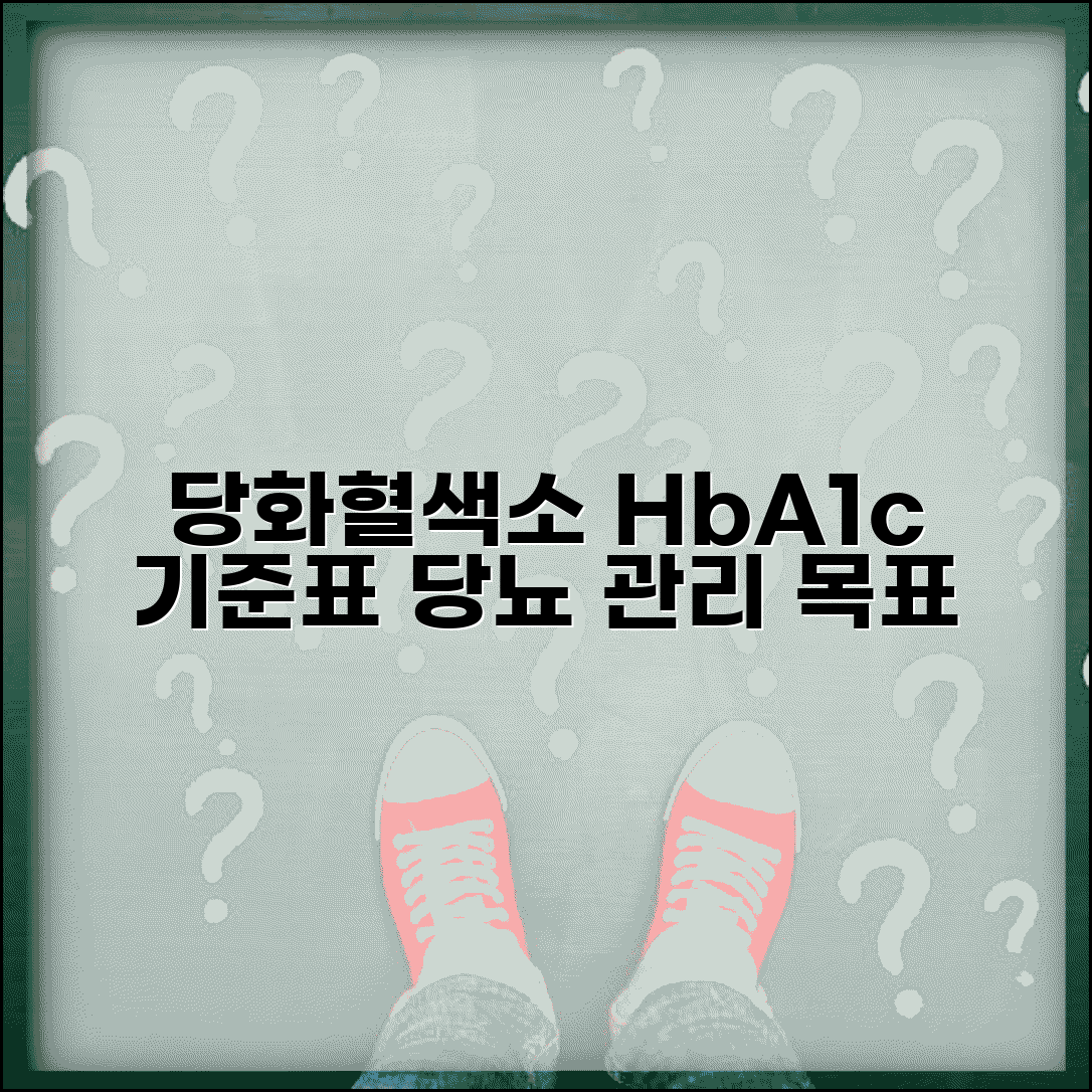 당화혈색소 기준표 당뇨 관리 | HbA1c 수치 기준과 당뇨병 조절 목표 수치