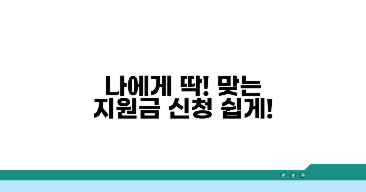 나에게 맞는 지원금 신청 방법