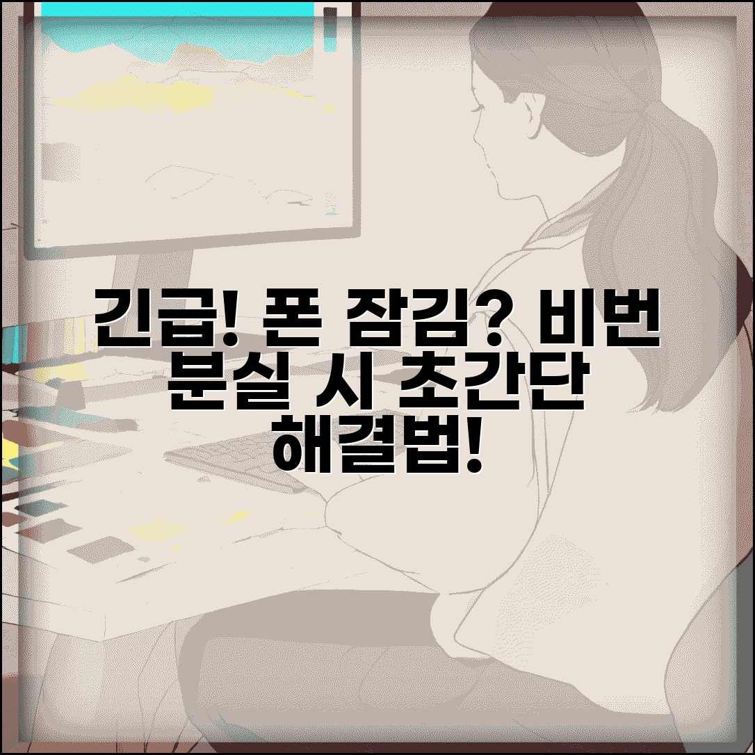 휴대폰 비밀번호 해제 긴급 상황 | 스마트폰 잠금코드 분실시 대처 방법과 데이터 보호