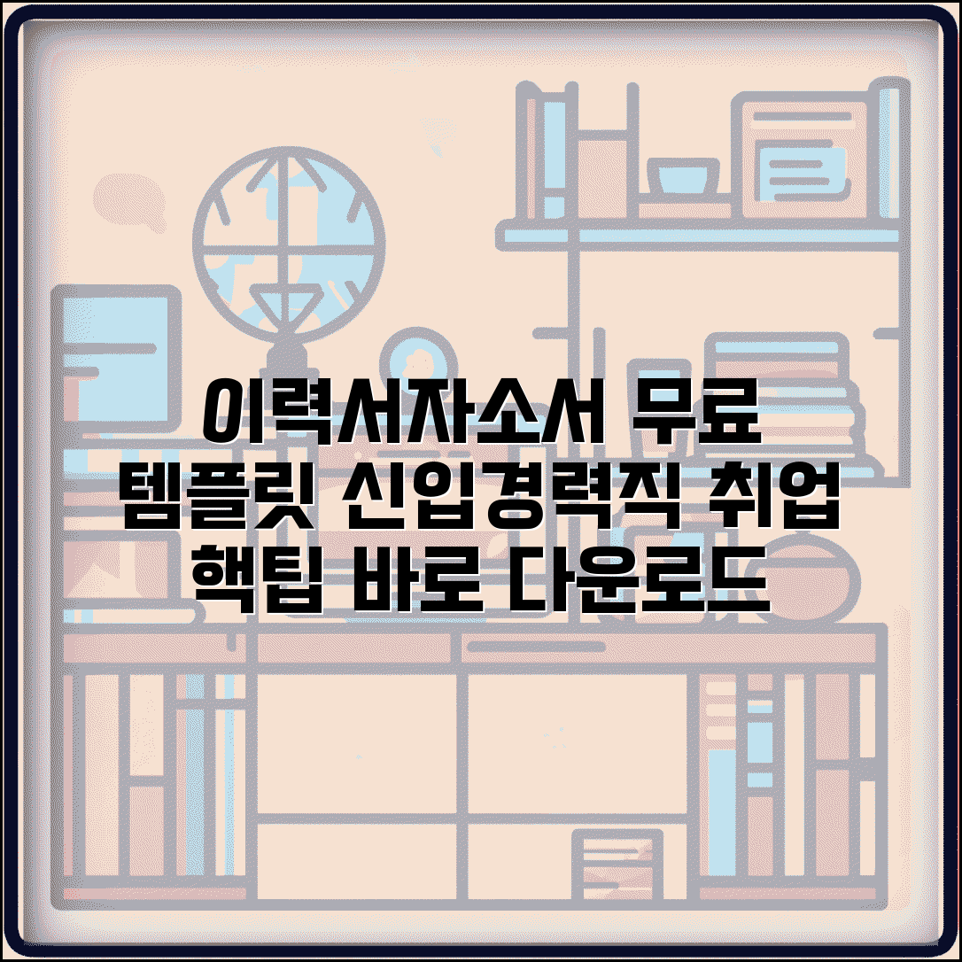 이력서 무료 템플릿 취업용 | 신입 경력직 이력서 자기소개서 무료 템플릿과 작성 팁