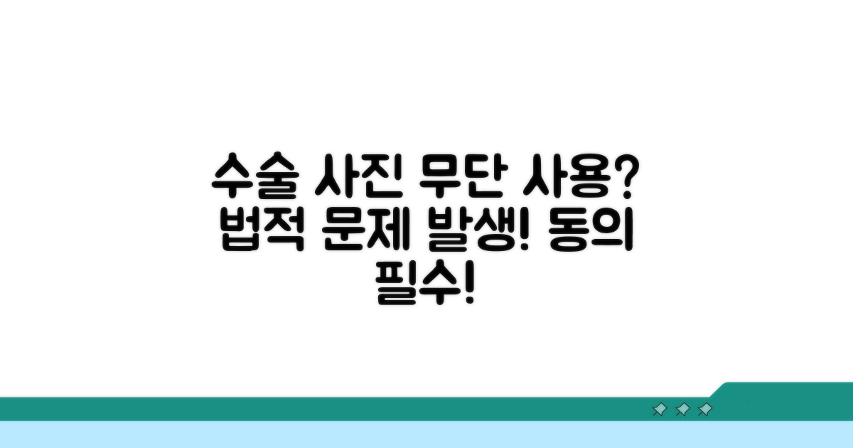 수술 전후 사진, 동의 없이 사용하면?