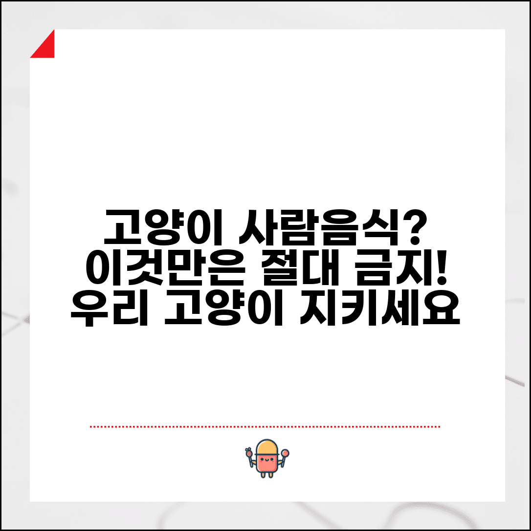 고양이가 사람 음식 먹어도 되나요 | 고양이 사람음식 | 위험식품 | 주의사항