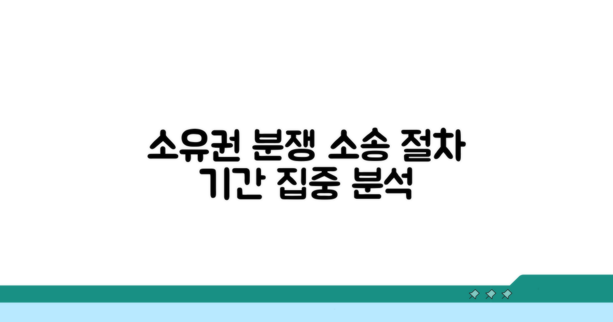 소유권 확인 소송 절차 기간 상세 분석