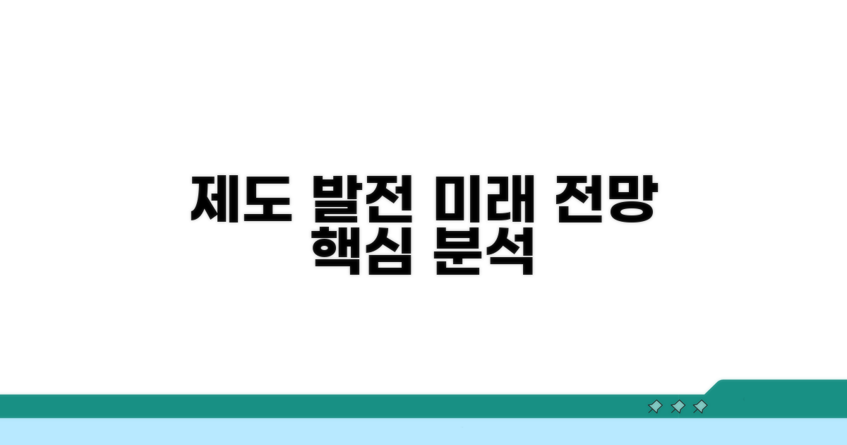 향후 제도 발전 방향 및 전망