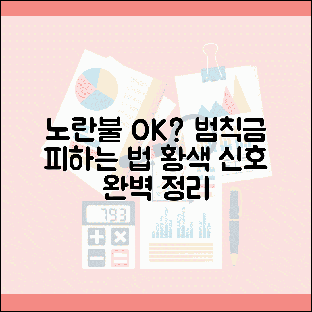 신호등 노란불 통과해도 되나 완벽정리 | 황색 신호 정지선 넘으면 범칙금