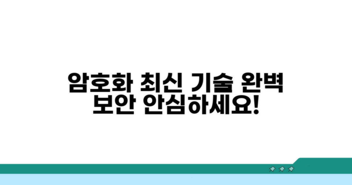 최신 암호화 기술로 완벽 보호