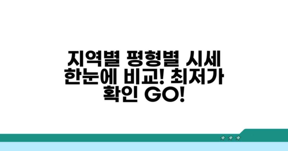 지역별 평형별 시세 한눈에 비교