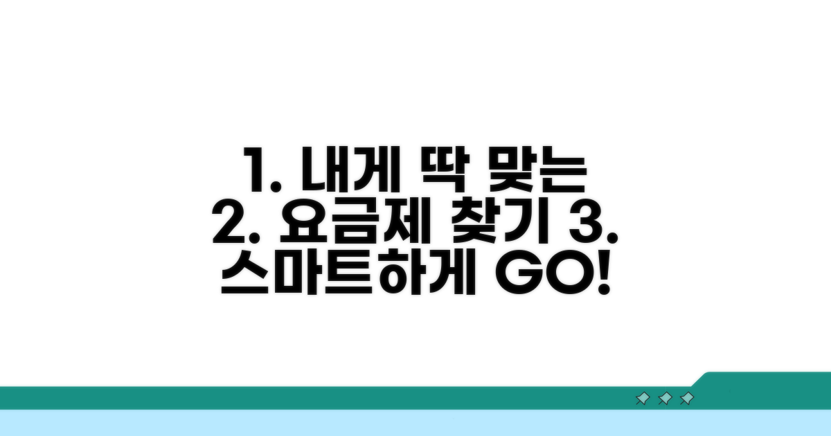 나에게 맞는 요금제, 스마트하게 고르기