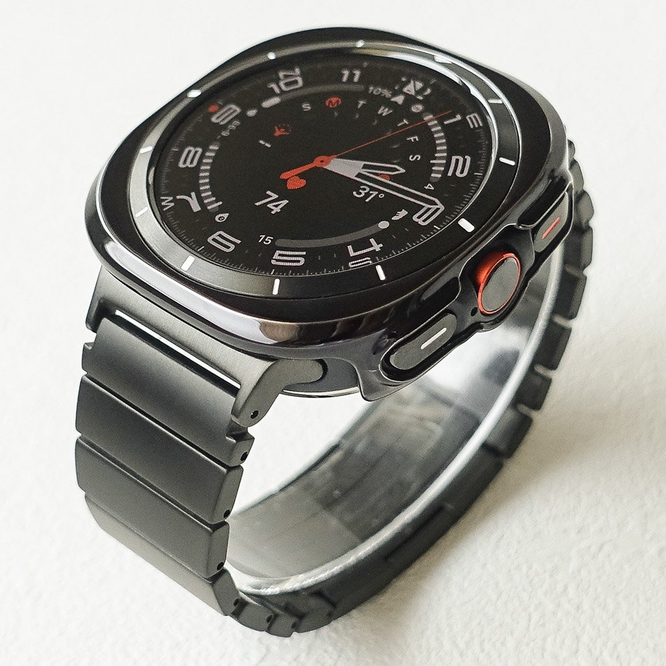티타니즘 삼성 갤럭시워치 울트라 스트랩 케이스 티타늄 메탈 링크브레이슬릿 47mm 교체호환 상세 이미지 1
