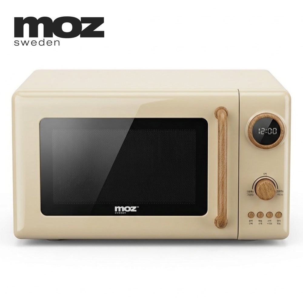 모즈스웨덴 20리터 전자레인지 MMO-700W 전자렌지 아이보리 상세 이미지 2