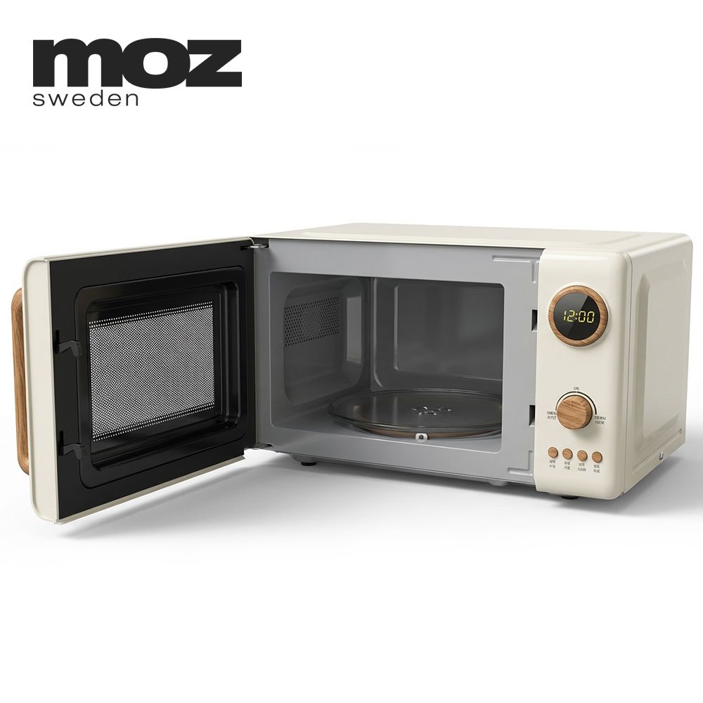 모즈스웨덴 20리터 전자레인지 MMO-700W 전자렌지 아이보리 상세 이미지 2