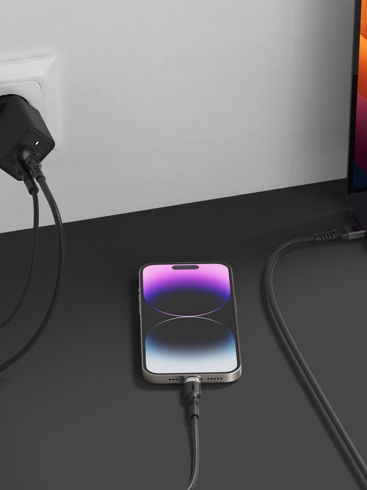 USB PD 45W PPS GaN 접지 듀얼 초고속 충전기 GA310 화이트 상세 이미지 2