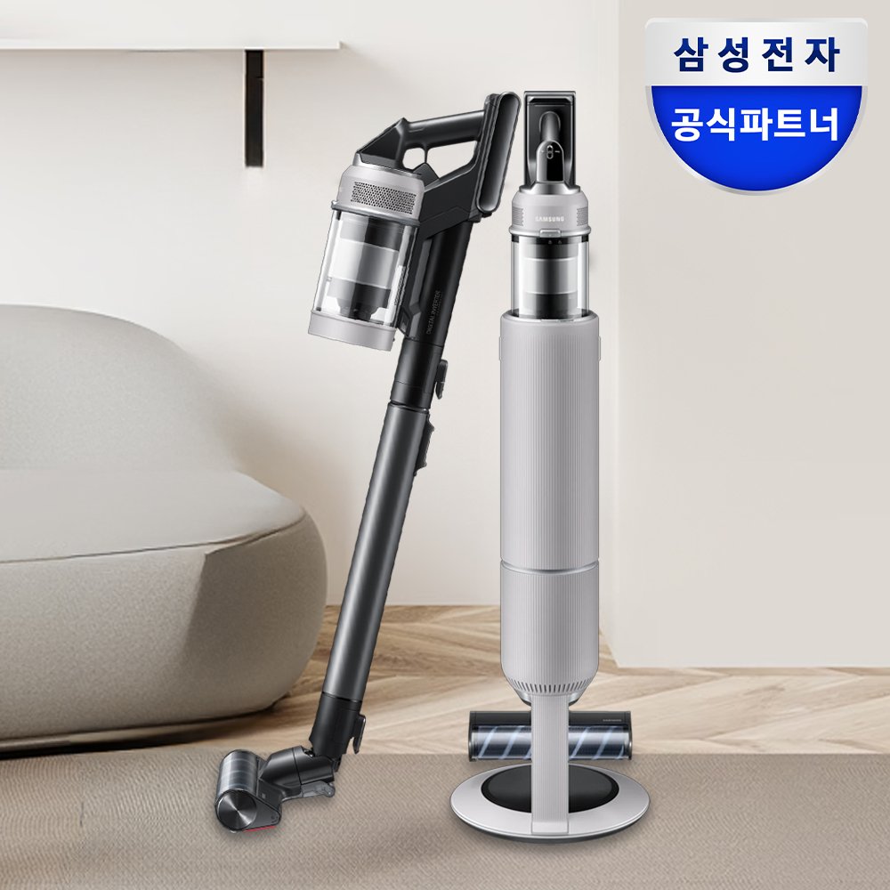 삼성 비스포크 제트 VS28D950AIA 페블 그레이 AI 경량 280W 무선청소기 핸디 상세 이미지 1